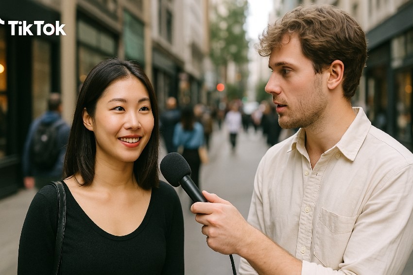 【港区】【tiktok】の演者さん大募集!ストリートインタビューを受けてください